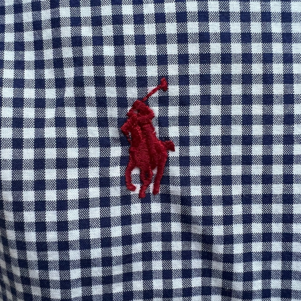 Polo Ralph Lauren Blue Gingham Button Down
